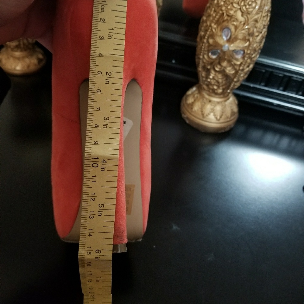 Coral color High Heels - Picture 5 of 5